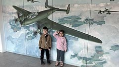 Давид и&nbsp;Нина в&nbsp;музее «Дом&nbsp;авиаторов»
