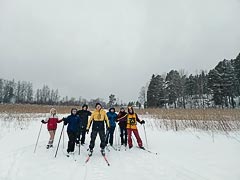 Групповое фото у выхода на лёд Групповое фото у выхода на лёд