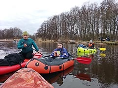 Команда на&nbsp;пакрафтах и&nbsp;сапе